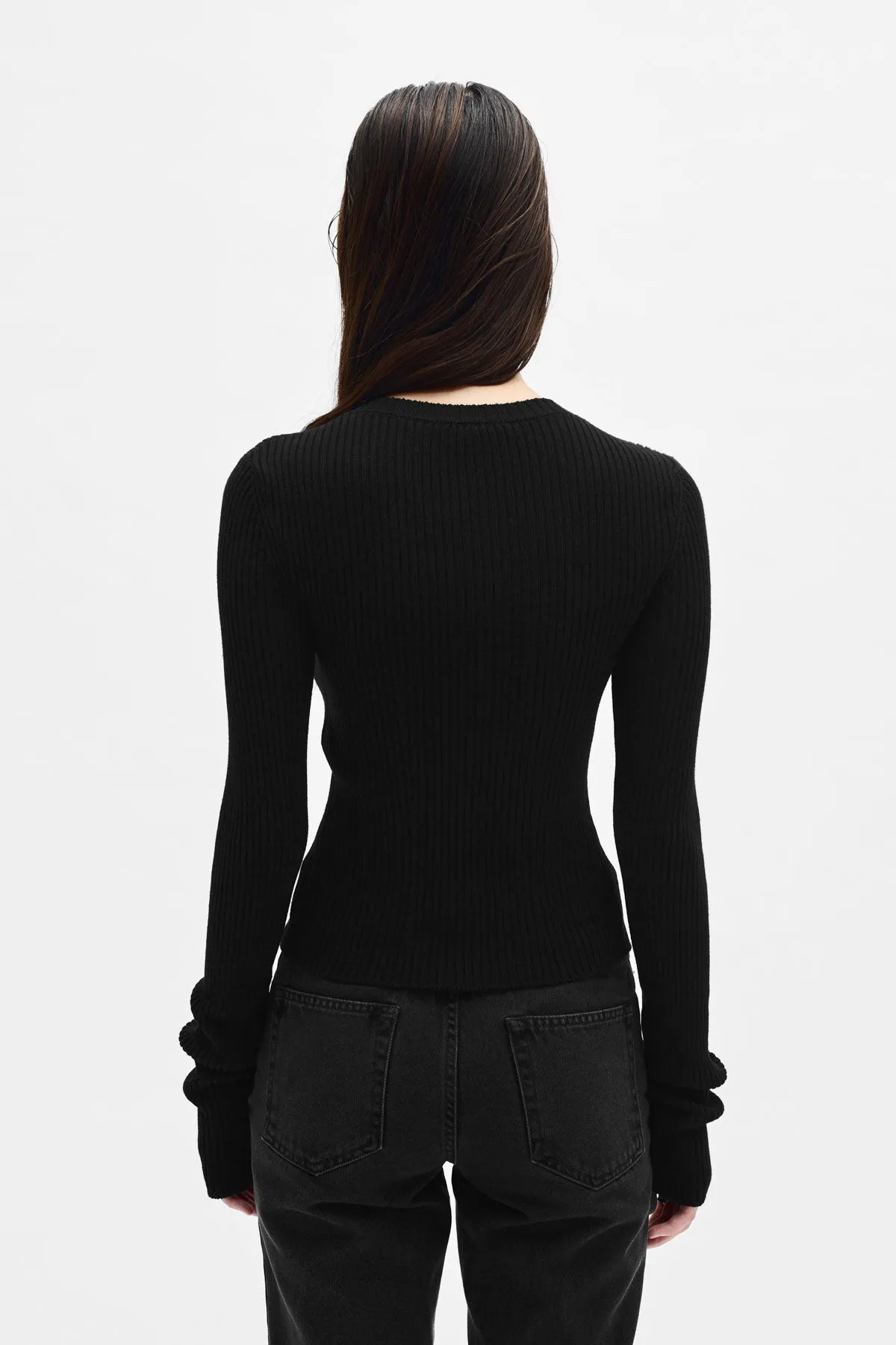 Terna Cropped Zip-Up Cardigan sold by Ann Demeulemeester product image thumbnail 3