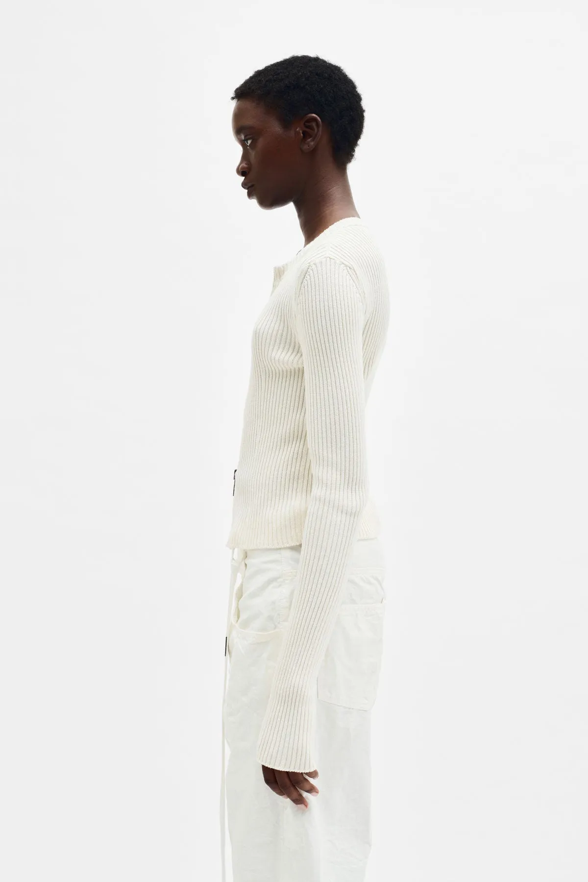 Terna Cropped Zip-Up Cardigan sold by Ann Demeulemeester product image thumbnail 2