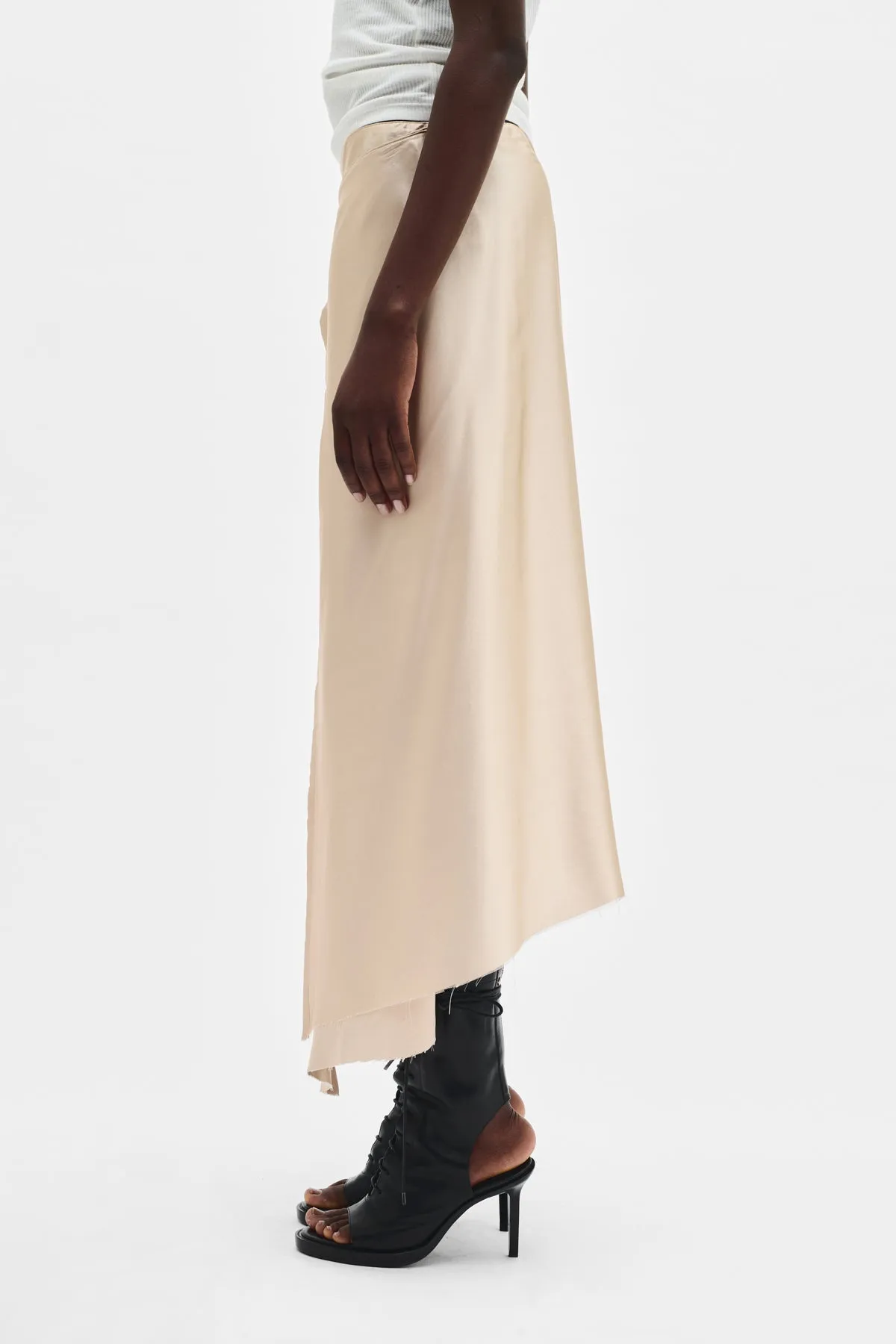 Urda Wrap Midi Skirt sold by Ann Demeulemeester product image thumbnail 2