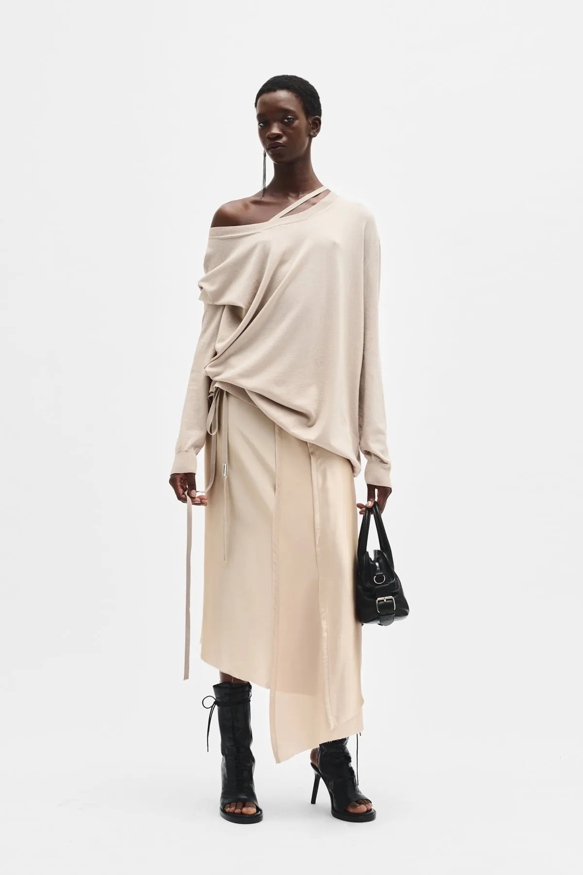 Urda Wrap Midi Skirt sold by Ann Demeulemeester product image thumbnail 4