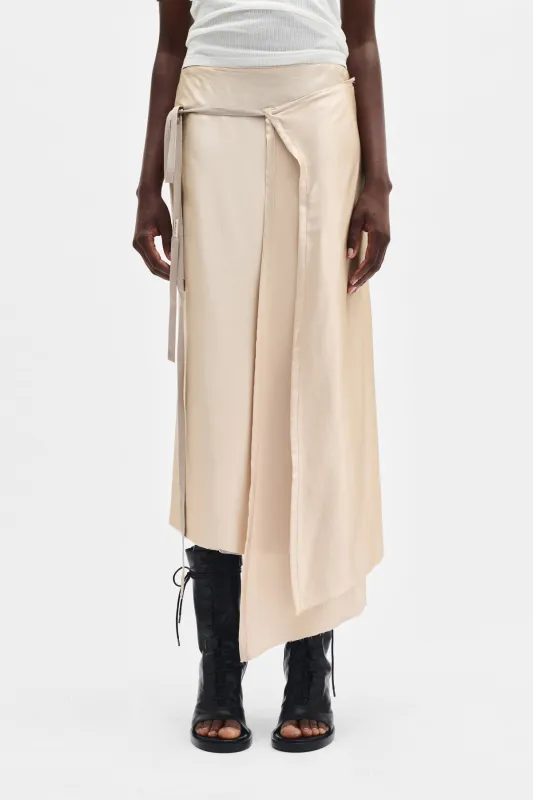 Urda Wrap Midi Skirt made by Ann Demeulemeester