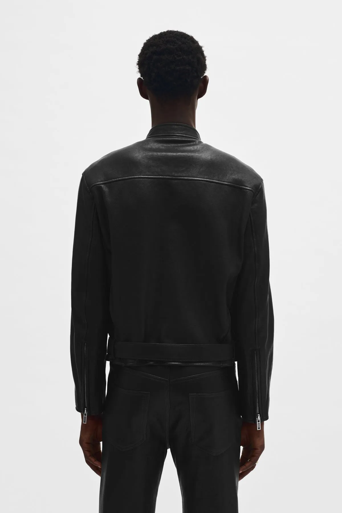 Taale Biker Jacket sold by Ann Demeulemeester product image thumbnail 3