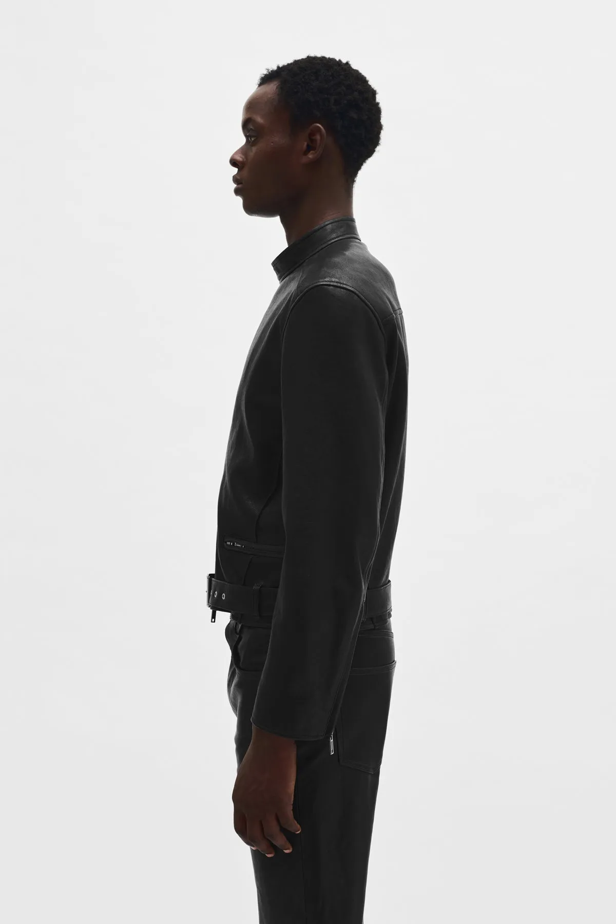 Taale Biker Jacket sold by Ann Demeulemeester product image thumbnail 2