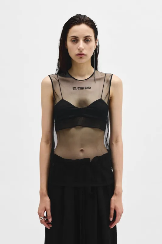 Till the end'' Sleeveless Top sold by Ann Demeulemeester