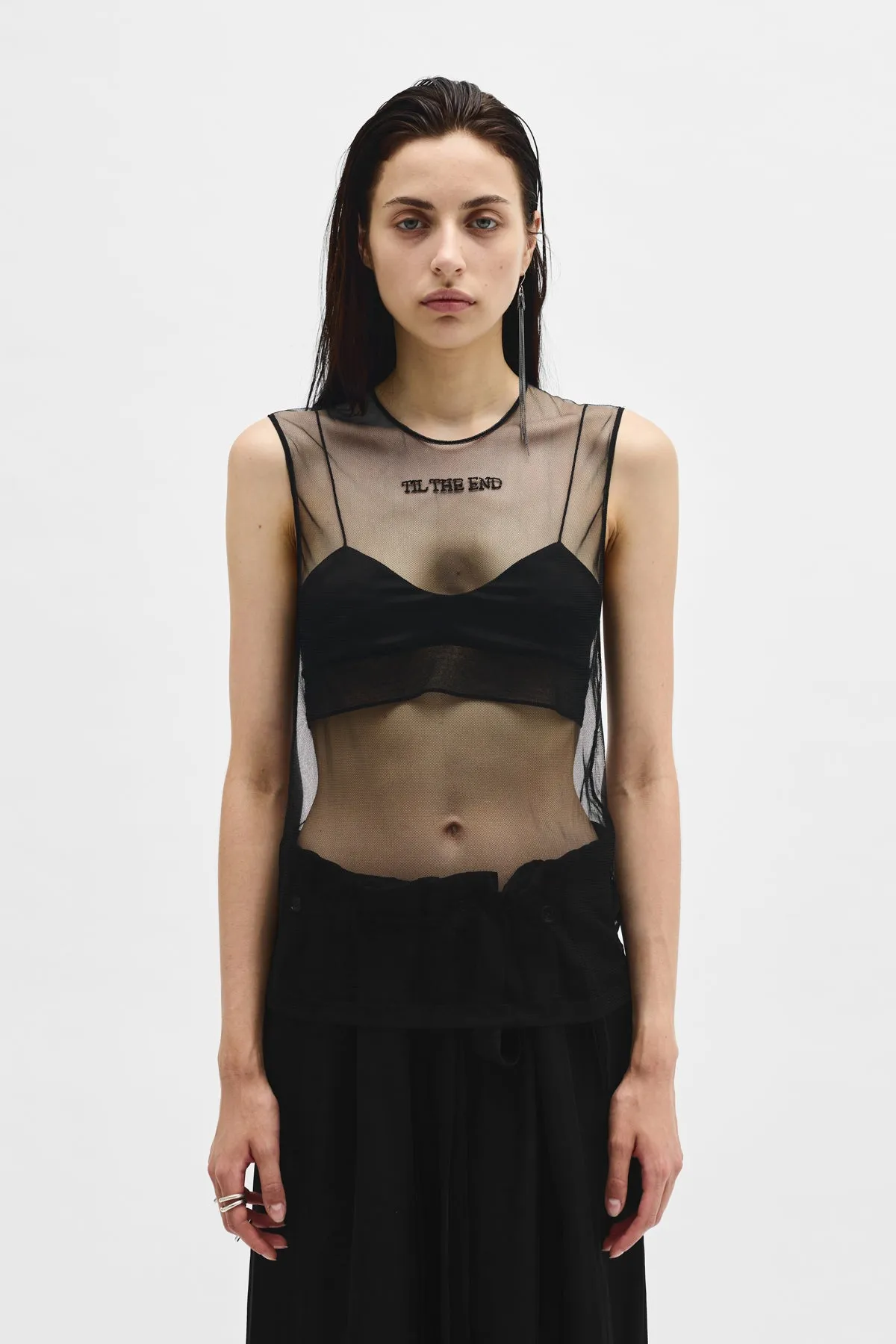 Till the end'' Sleeveless Top sold by Ann Demeulemeester