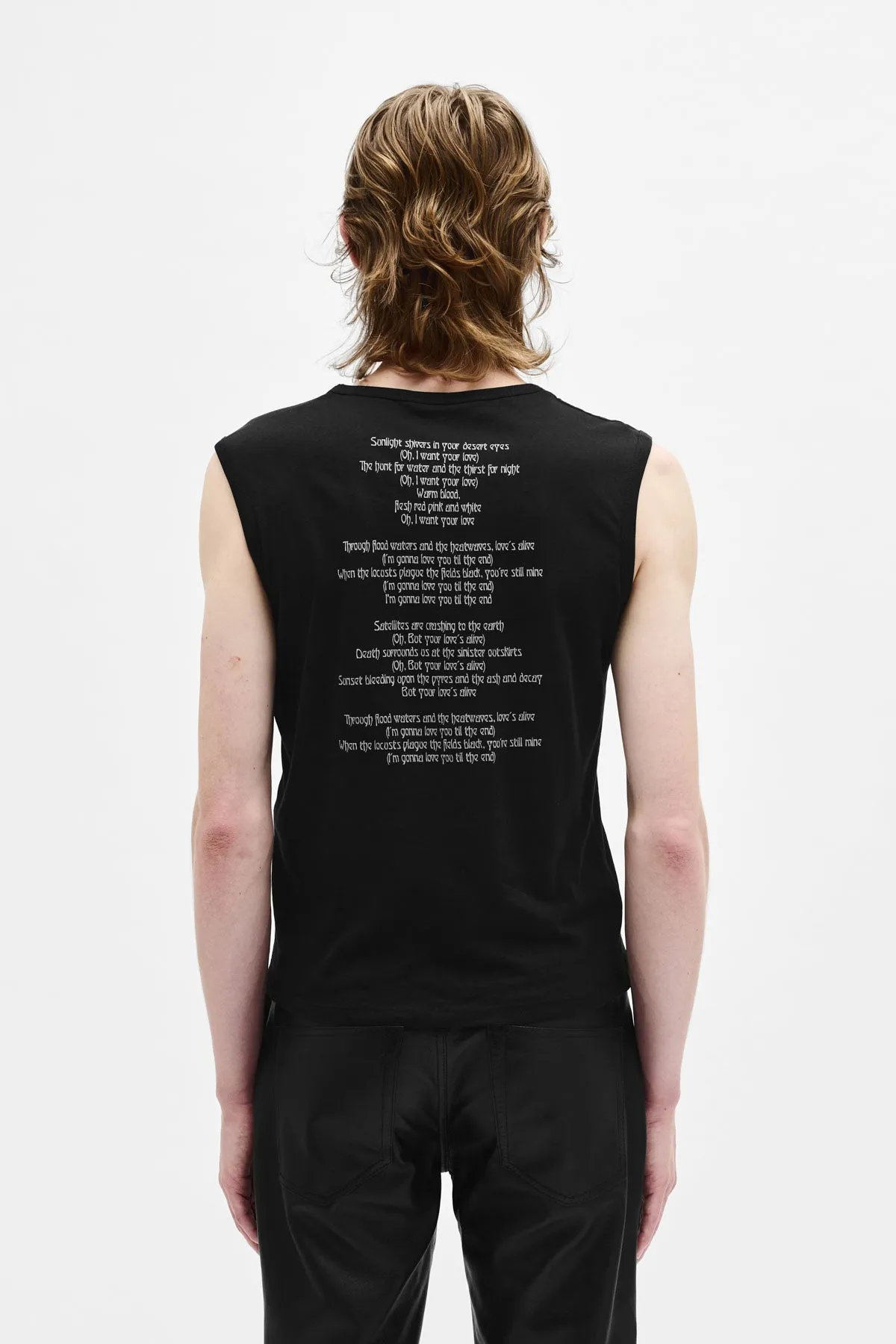 Ysewijn ''Till the end'' Sleeveless Top sold by Ann Demeulemeester product image thumbnail 3