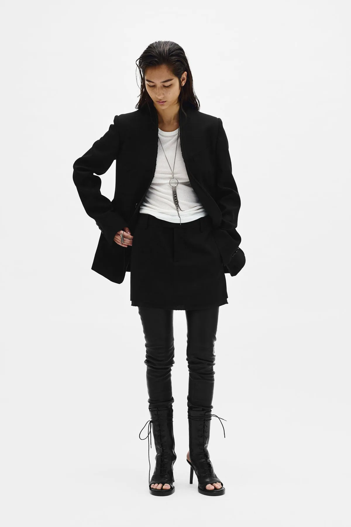 Tepu Mini Skirt sold by Ann Demeulemeester product image thumbnail 4