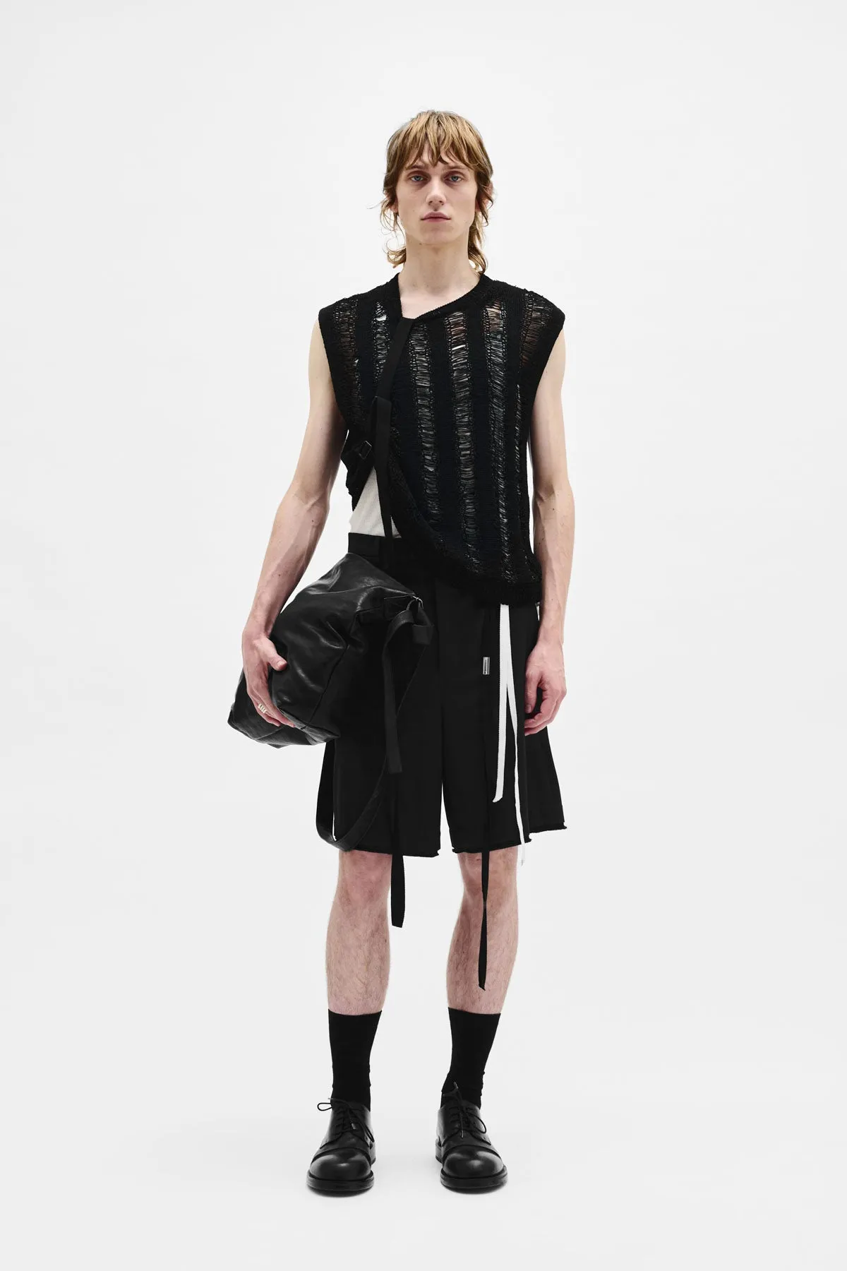 Palmer Ladder Stitch Vest sold by Ann Demeulemeester product image thumbnail 4