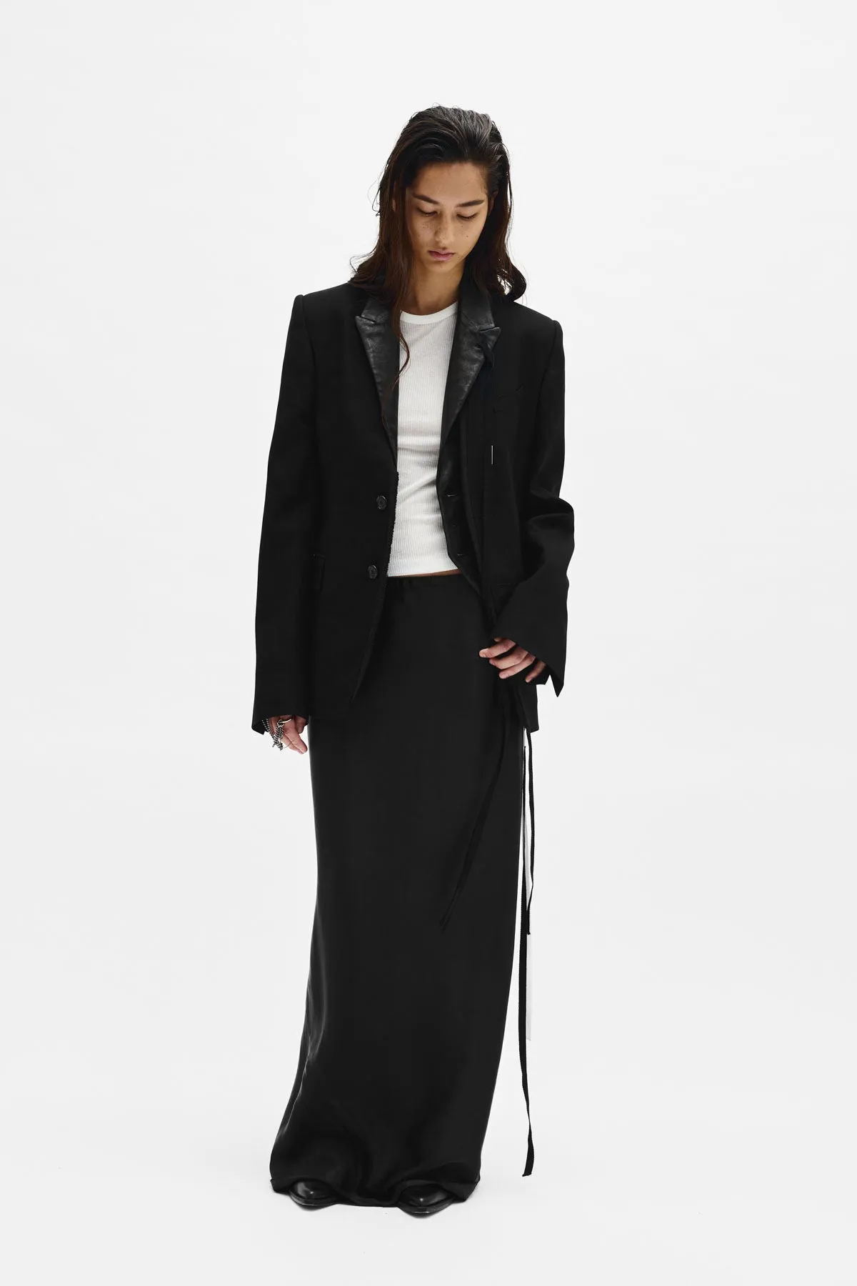 Sady Collarless Fitted Jacket sold by Ann Demeulemeester product image thumbnail 4