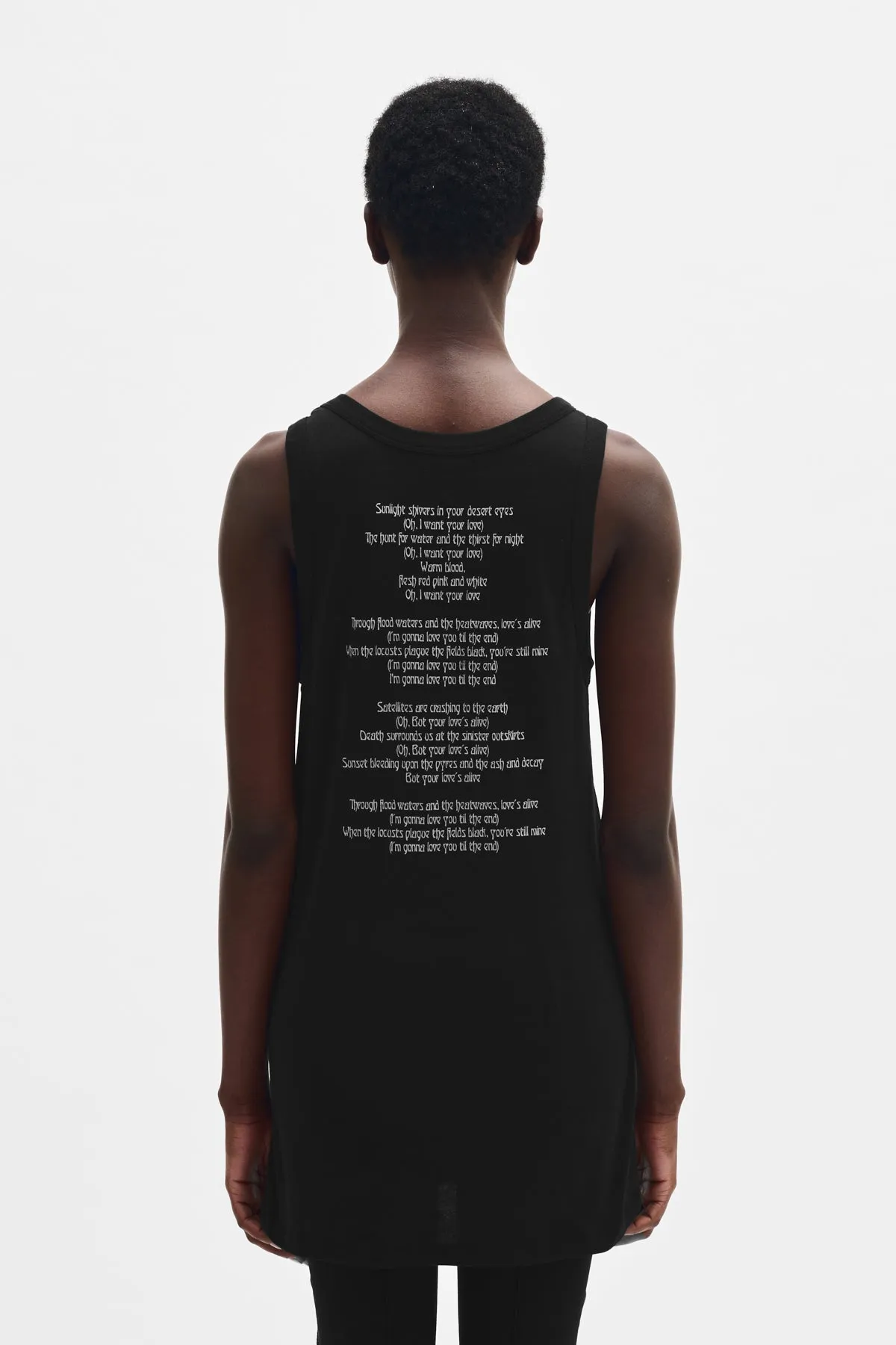 Seva ''Till The End'' Standard Tank Top sold by Ann Demeulemeester product image thumbnail 3