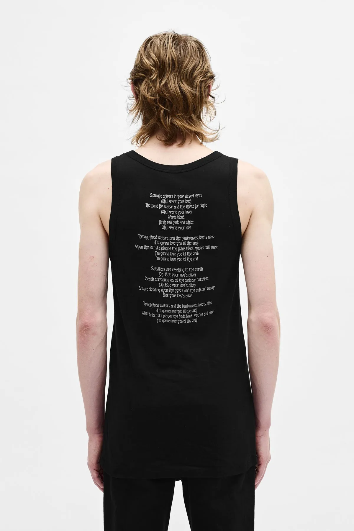 Seva ''Till The End'' Standard Tank Top sold by Ann Demeulemeester product image thumbnail 3