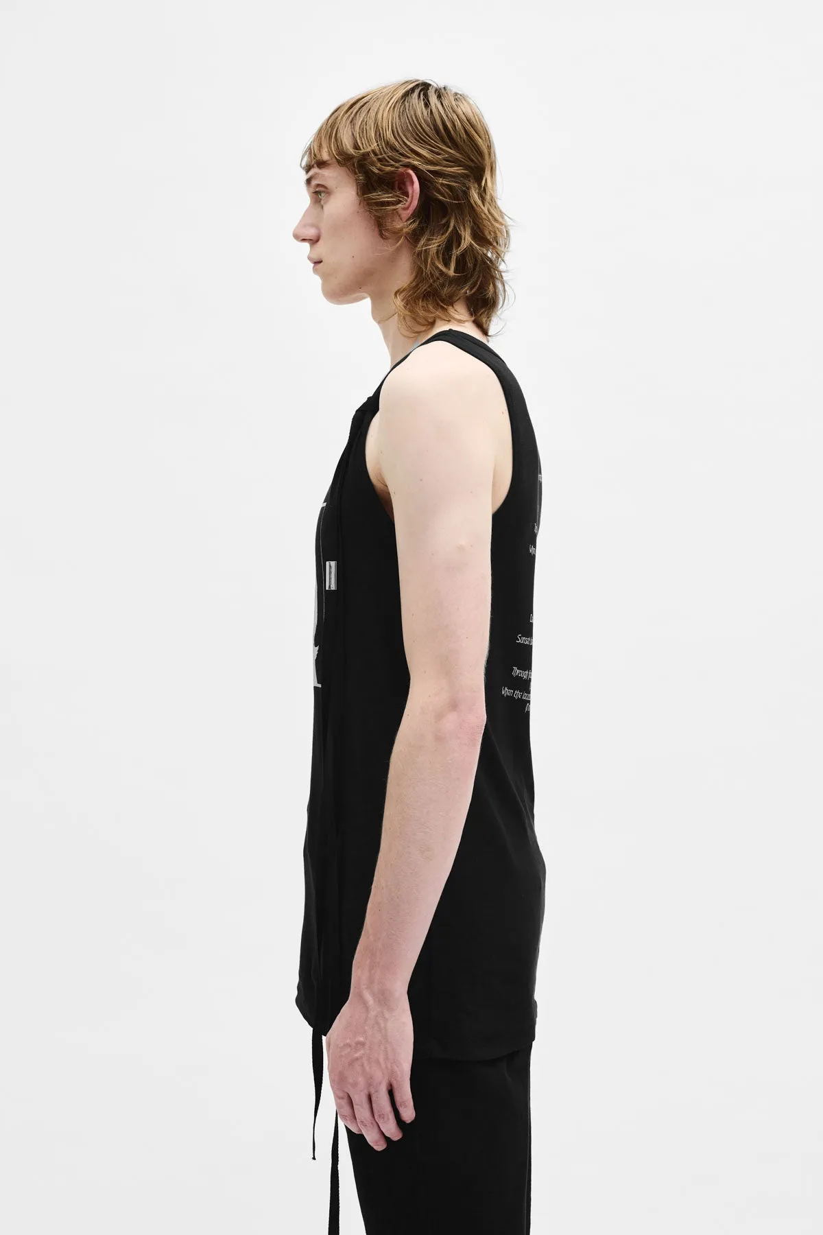Seva ''Till The End'' Standard Tank Top sold by Ann Demeulemeester product image thumbnail 2