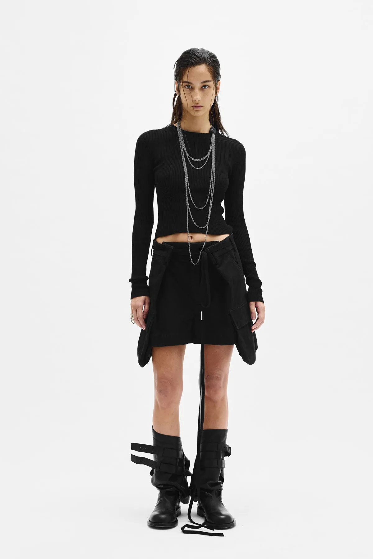 Nadina Cargo Shorts sold by Ann Demeulemeester product image thumbnail 4
