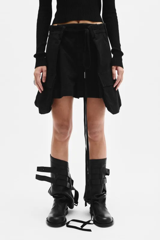 Nadina Cargo Shorts made by Ann Demeulemeester