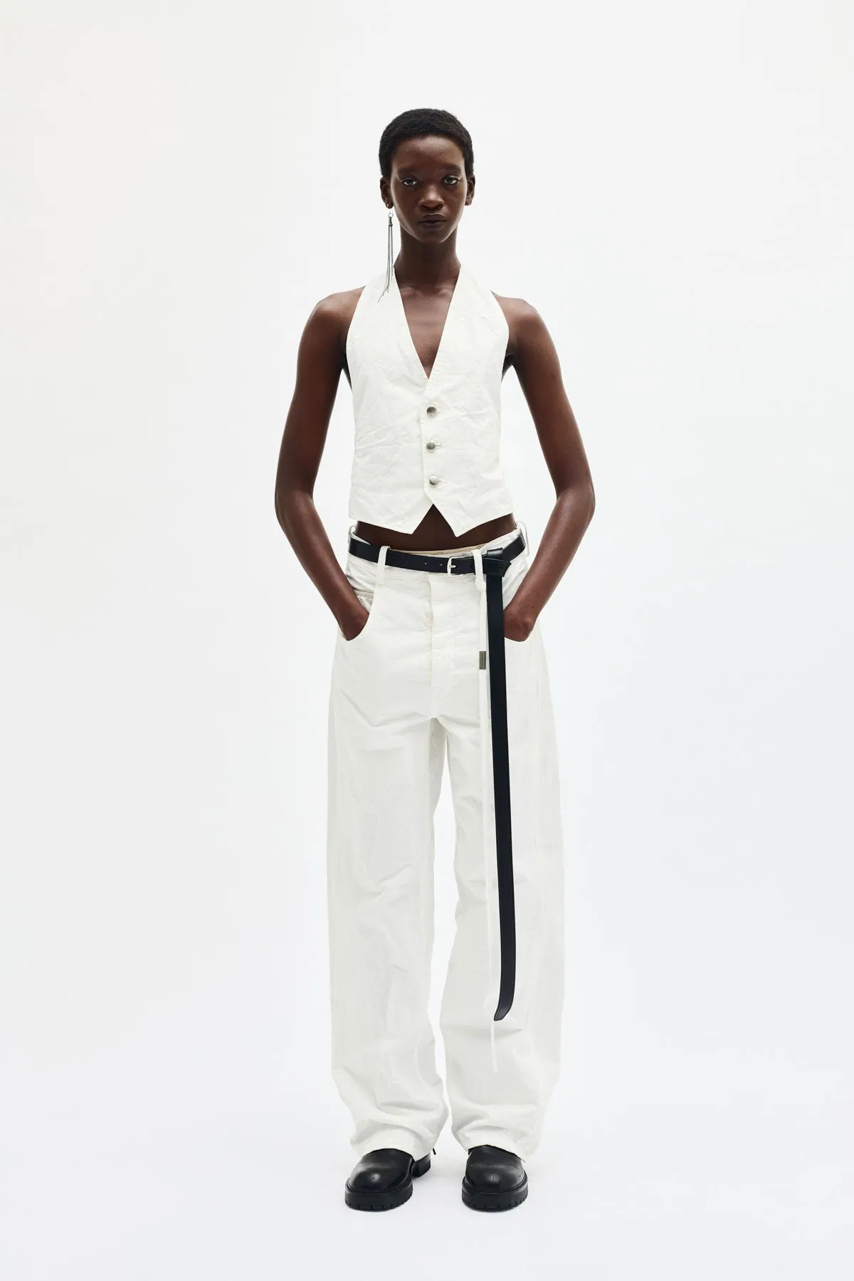 Monique Micro Waistcoat sold by Ann Demeulemeester product image thumbnail 4