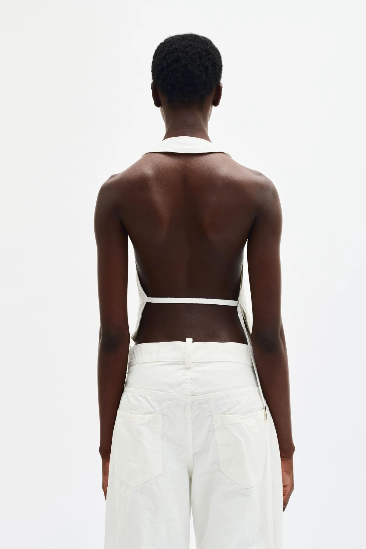 Monique Micro Waistcoat sold by Ann Demeulemeester product image thumbnail 3