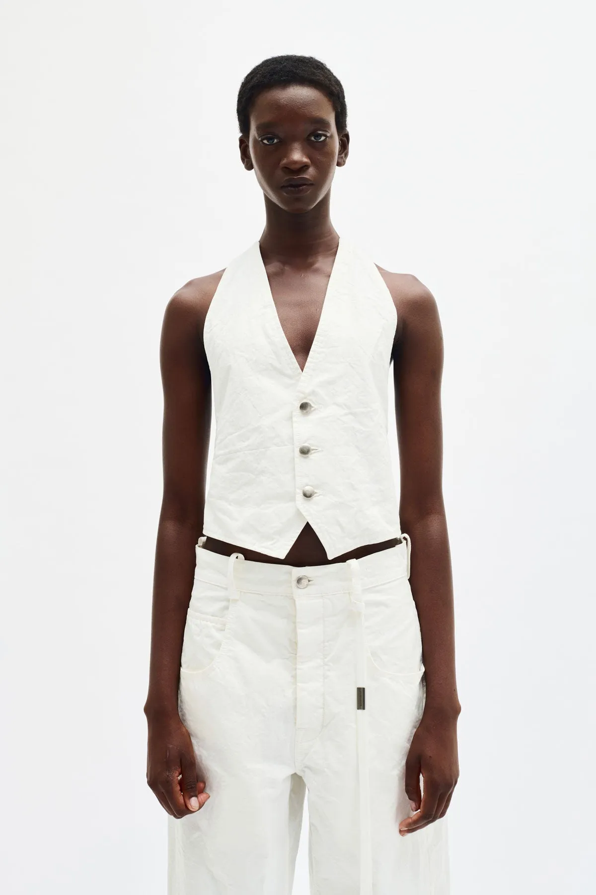 Monique Micro Waistcoat sold by Ann Demeulemeester