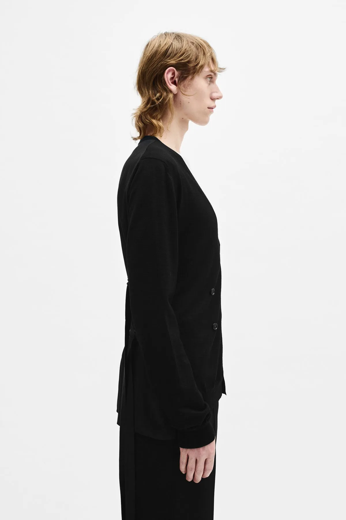 Kador Asymmetric Closure Cardigan sold by Ann Demeulemeester product image thumbnail 2