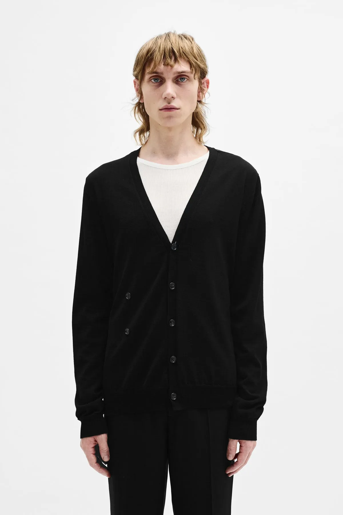 Kador Asymmetric Closure Cardigan sold by Ann Demeulemeester product image thumbnail 3