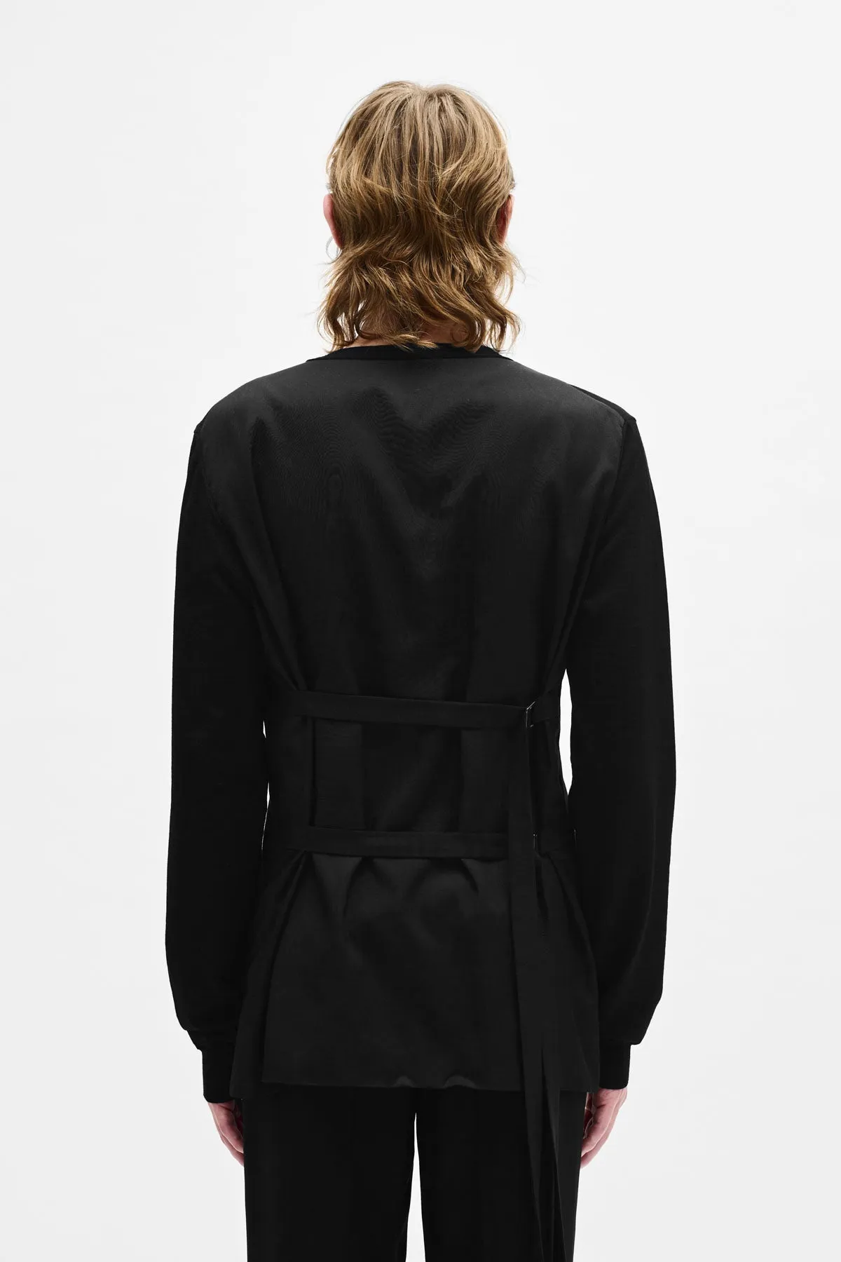 Kador Asymmetric Closure Cardigan sold by Ann Demeulemeester product image thumbnail 4