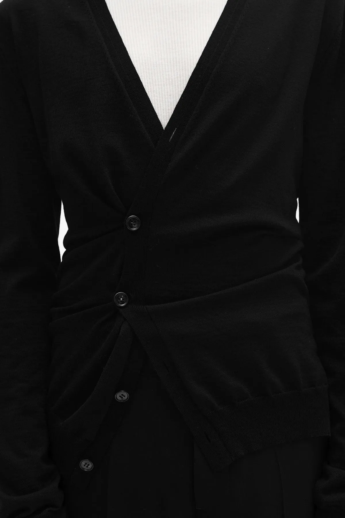 Kador Asymmetric Closure Cardigan sold by Ann Demeulemeester product image thumbnail 5