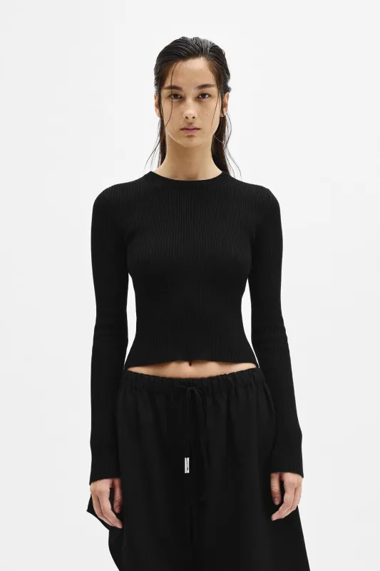 Kati Cropped Sweater made by Ann Demeulemeester