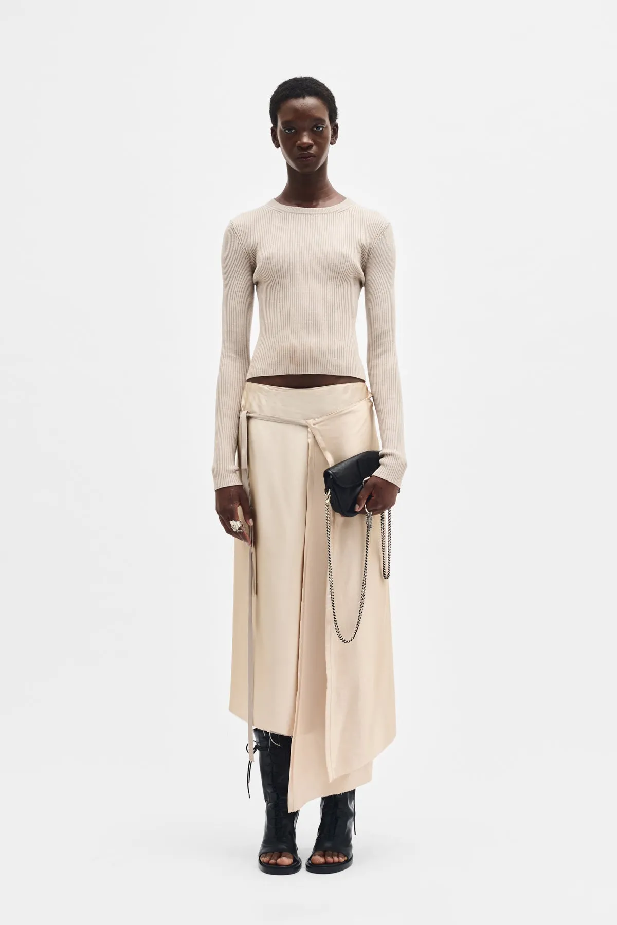 Kati Cropped Sweater sold by Ann Demeulemeester product image thumbnail 4
