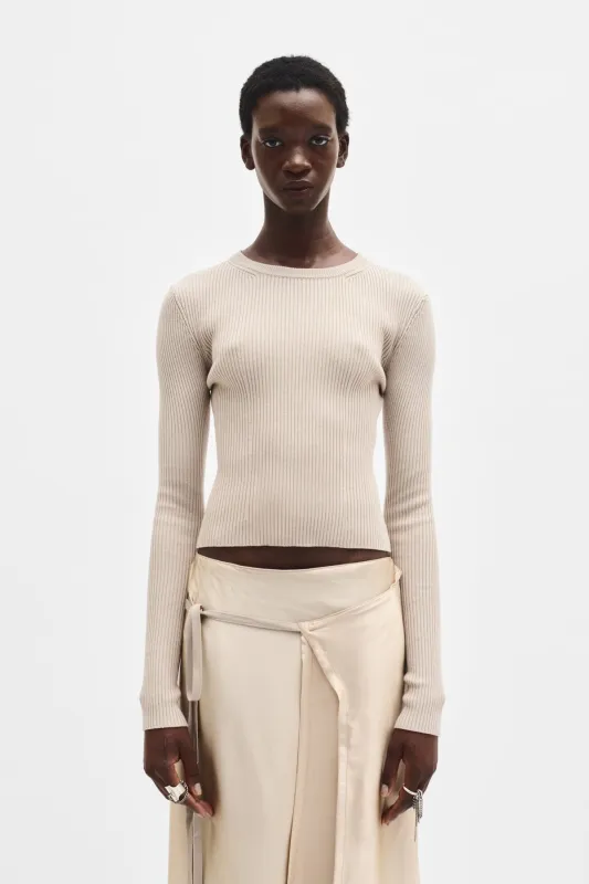 Kati Cropped Sweater made by Ann Demeulemeester