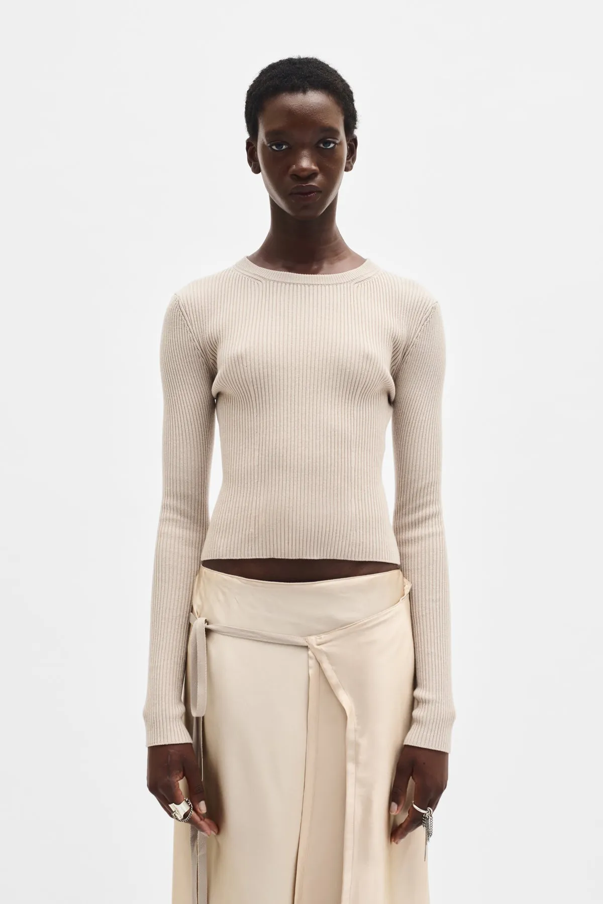 Kati Cropped Sweater sold by Ann Demeulemeester