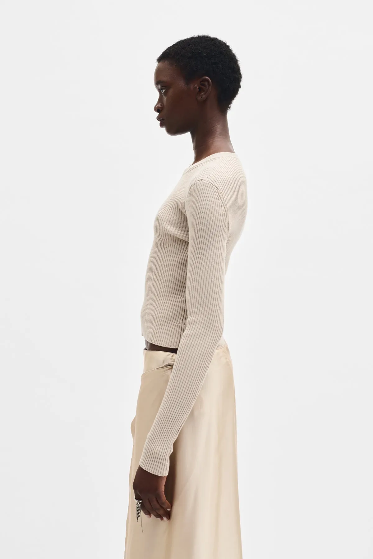 Kati Cropped Sweater sold by Ann Demeulemeester product image thumbnail 2