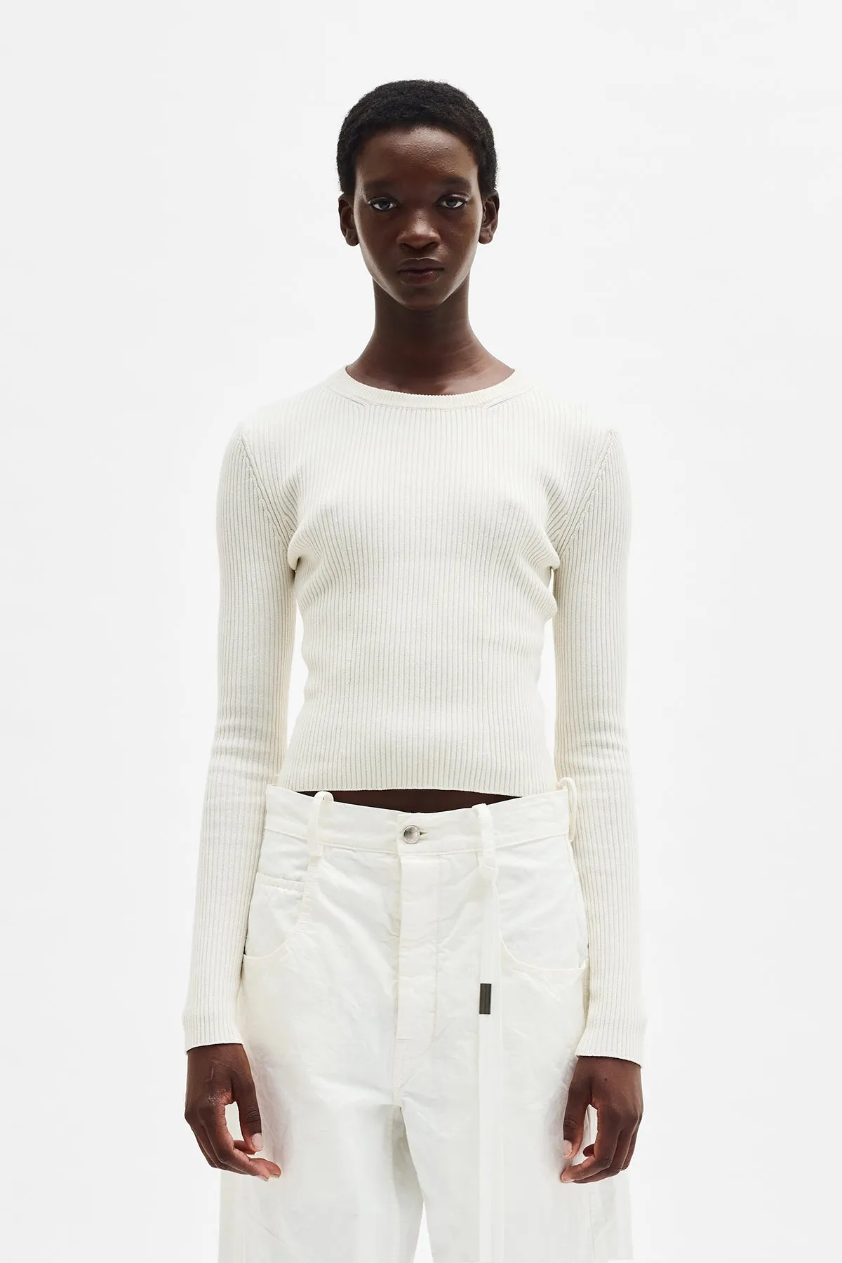 Kati Cropped Sweater sold by Ann Demeulemeester product image thumbnail 3