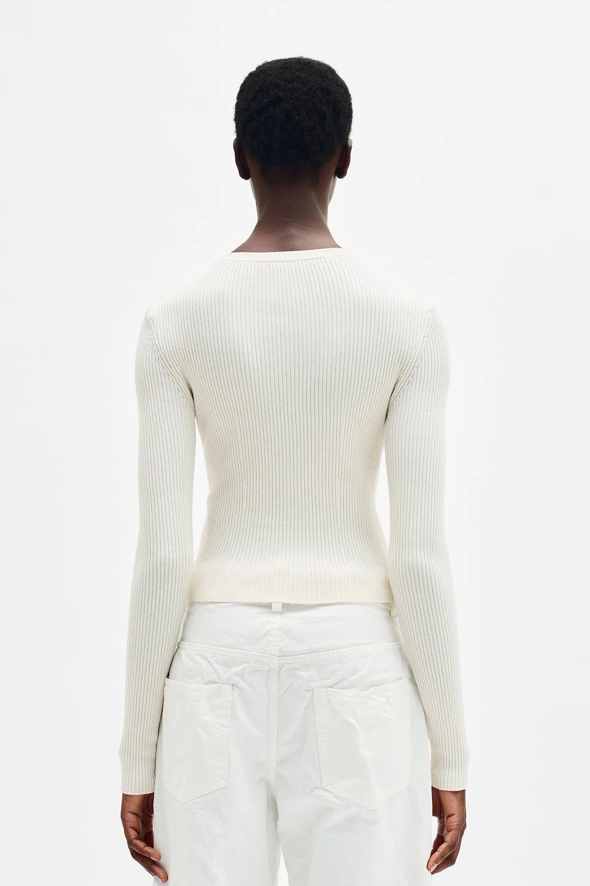 Kati Cropped Sweater sold by Ann Demeulemeester product image thumbnail 4