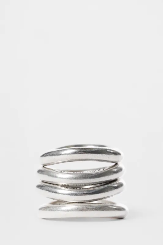 Herta 4 Piece Ring Set sold by Ann Demeulemeester