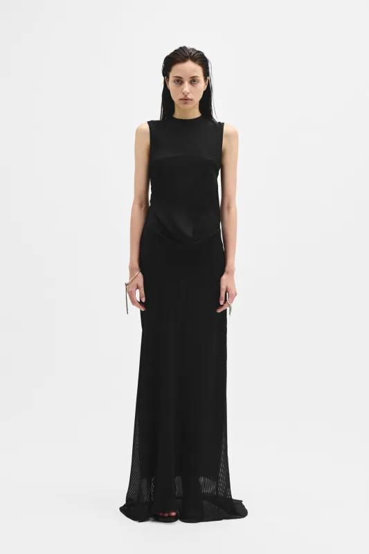 Leah long Asymmetric Dress sold by Ann Demeulemeester