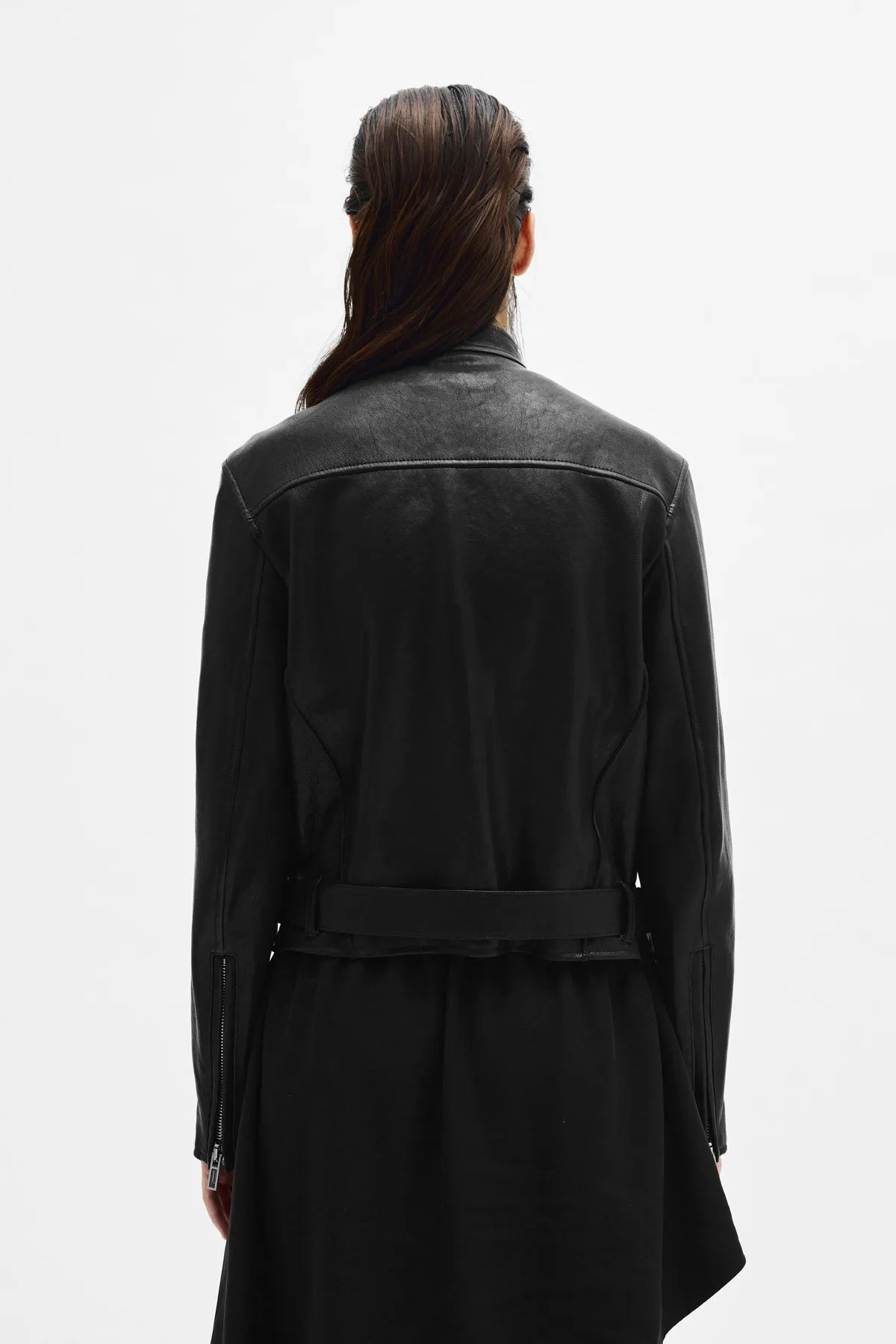 Ikra Biker Jacket sold by Ann Demeulemeester product image thumbnail 3