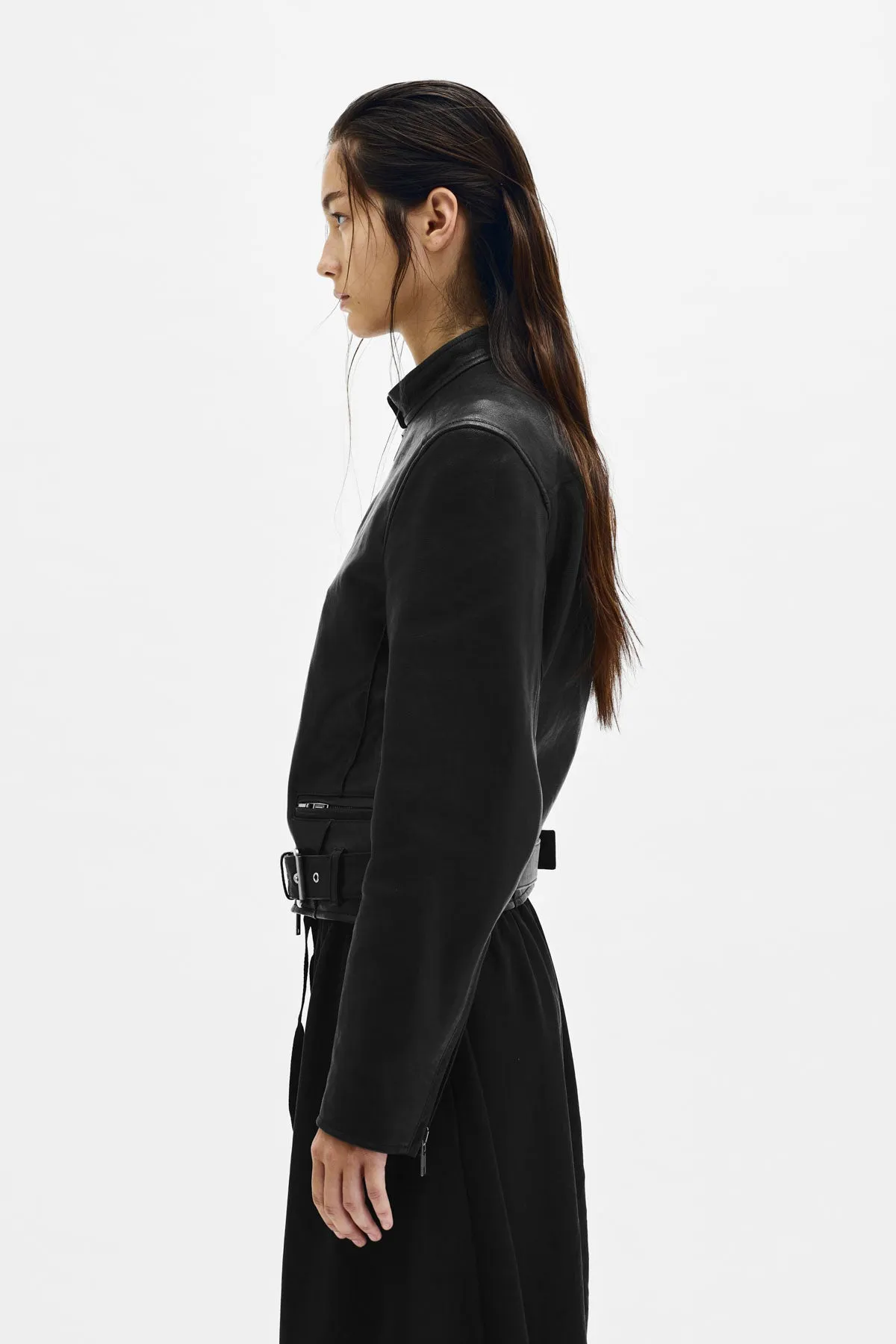 Ikra Biker Jacket sold by Ann Demeulemeester product image thumbnail 2