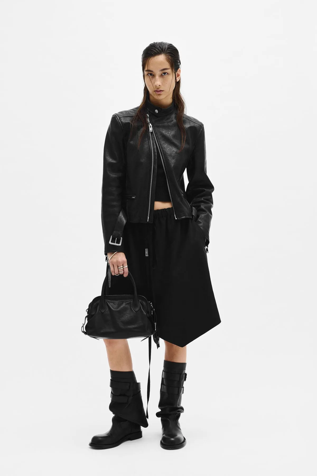 Ikra Biker Jacket sold by Ann Demeulemeester product image thumbnail 4