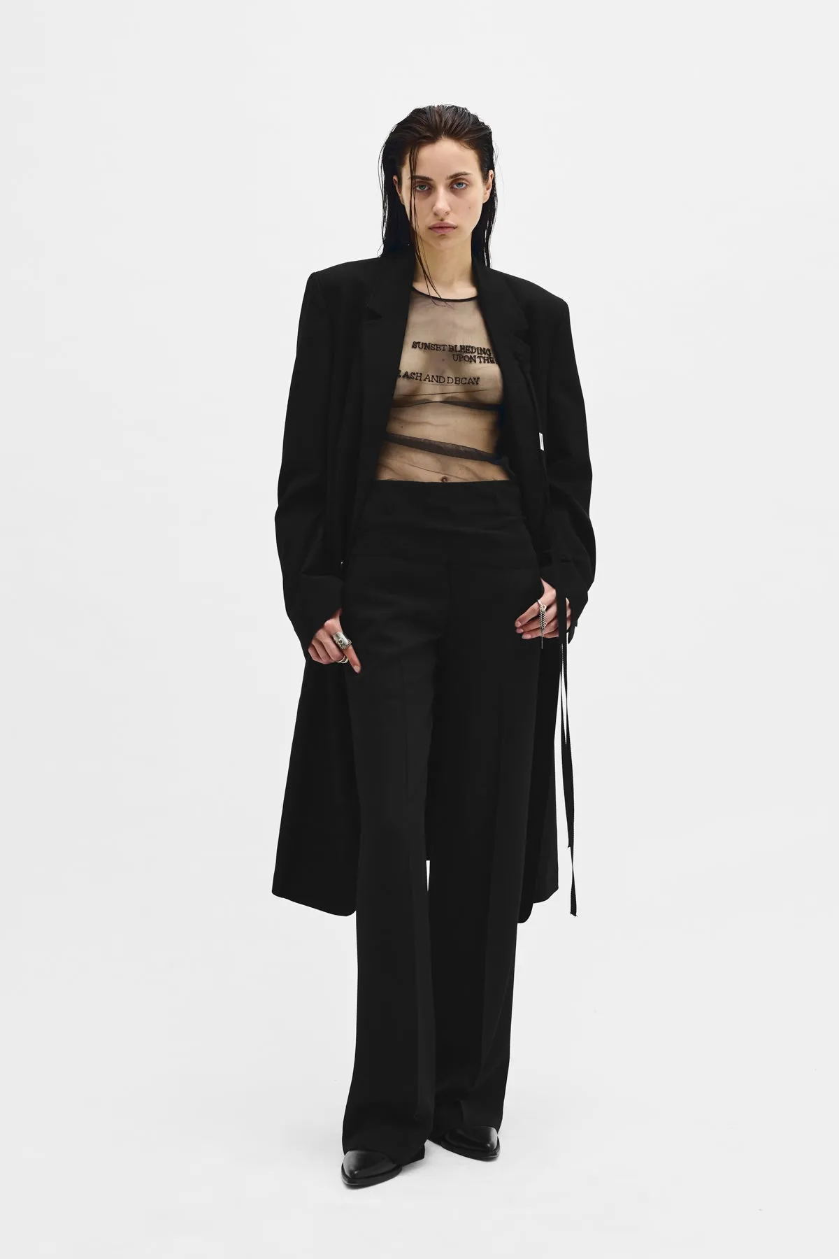 Fiene ''Sunset Bleeding'' Long Sleeve Top sold by Ann Demeulemeester product image thumbnail 4