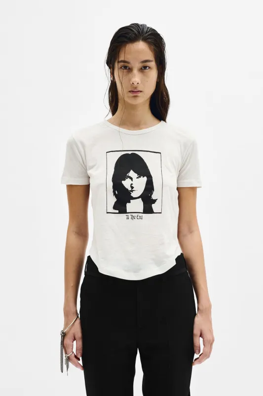 Georgette ''Till The End'' Micro T-shirt made by Ann Demeulemeester