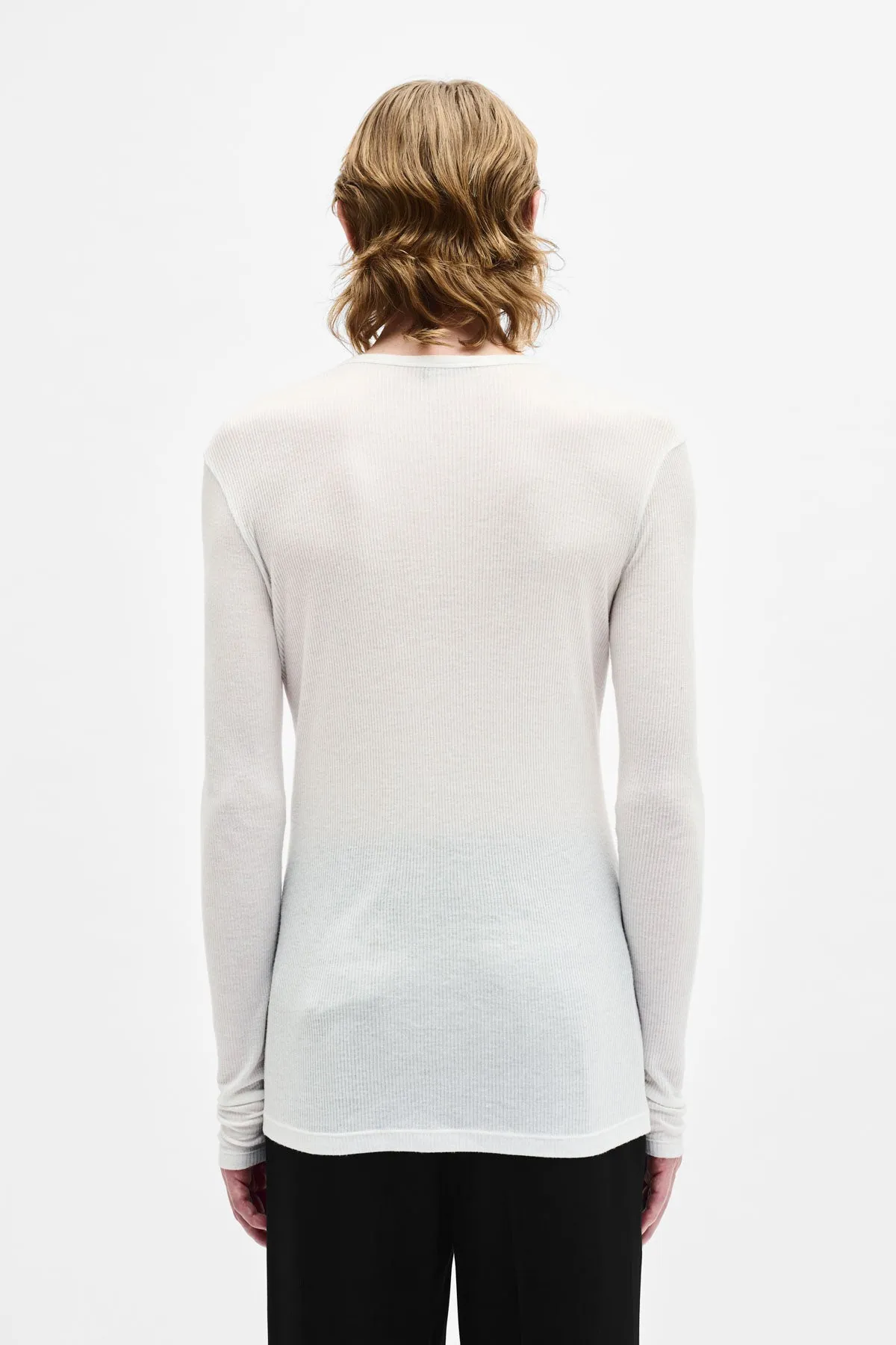 Greg Long Sleeve T-Shirt sold by Ann Demeulemeester product image thumbnail 3