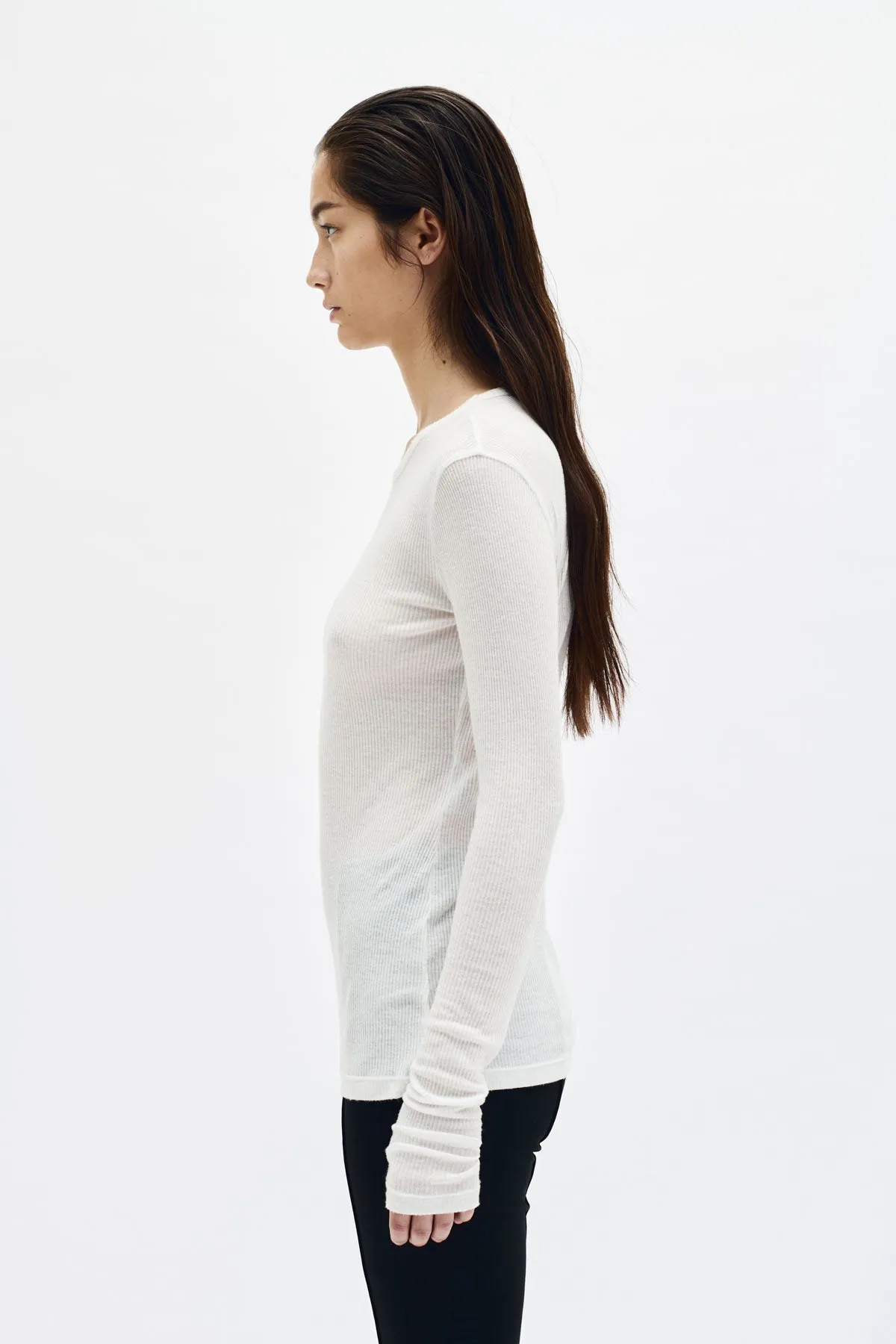 Fiene Long Sleeve T-Shirt sold by Ann Demeulemeester product image thumbnail 2
