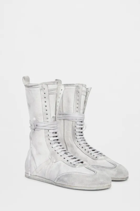 Fides High-Top Boxing Sneakers sold by Ann Demeulemeester