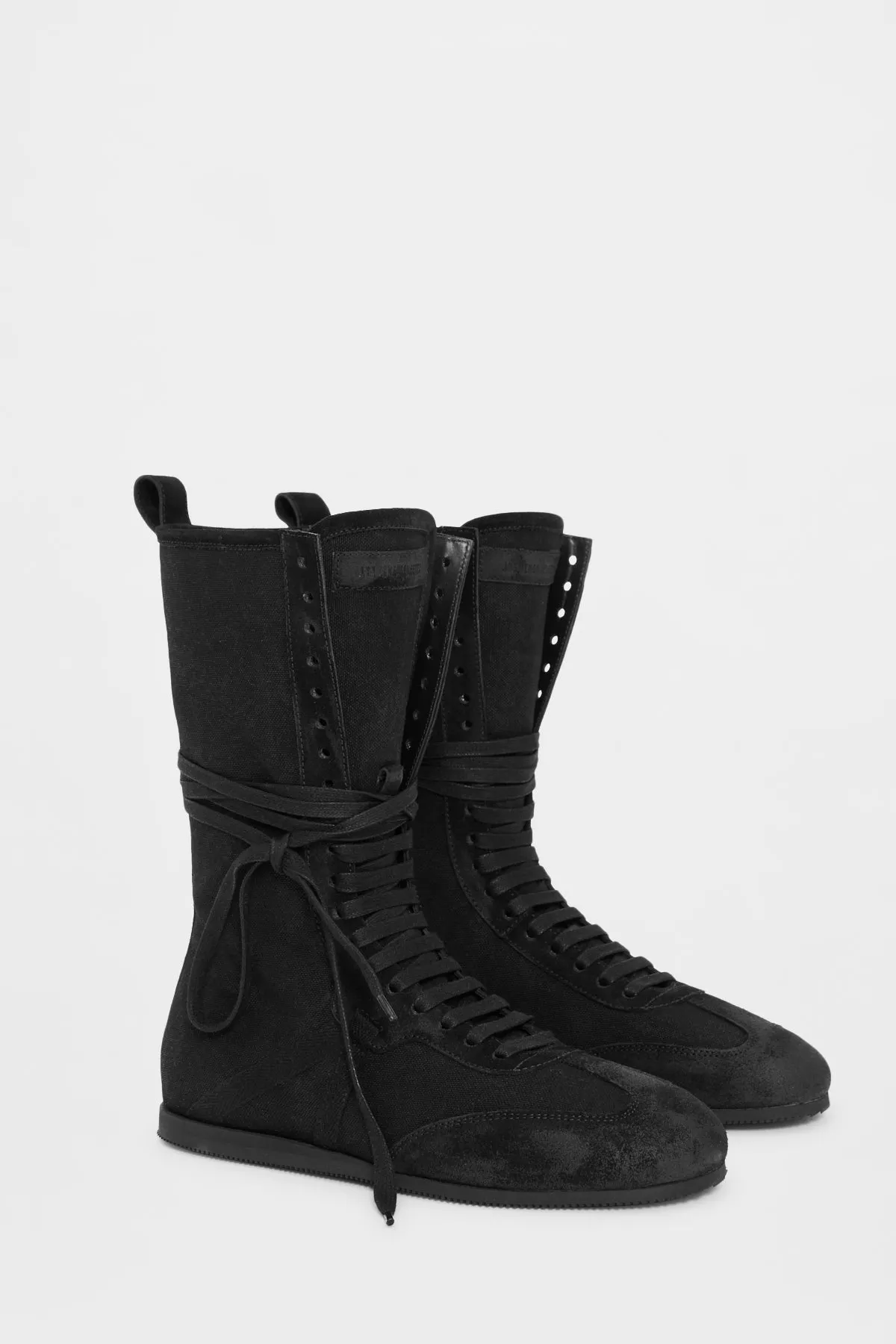Fides High-Top Boxing Sneakers sold by Ann Demeulemeester