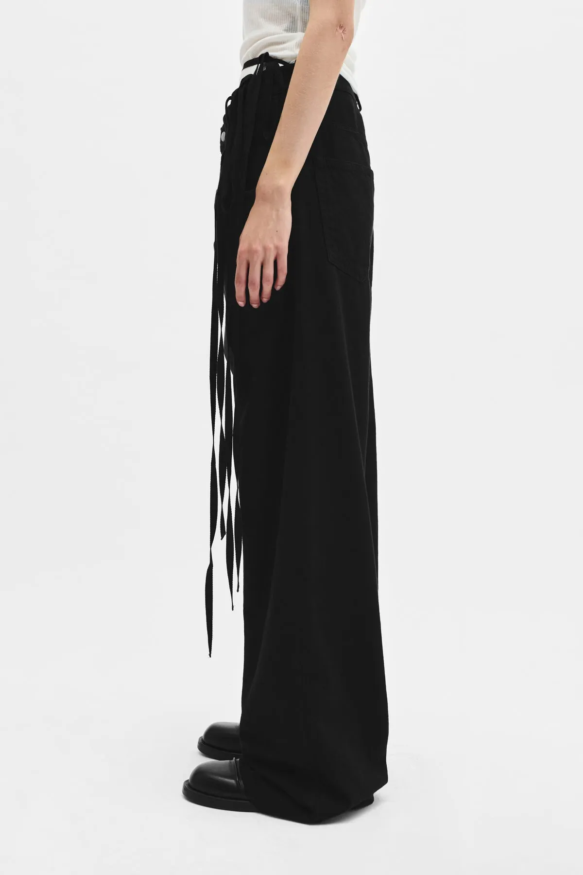 Kristel 5 Pocket High Comfort Trousers sold by Ann Demeulemeester product image thumbnail 2