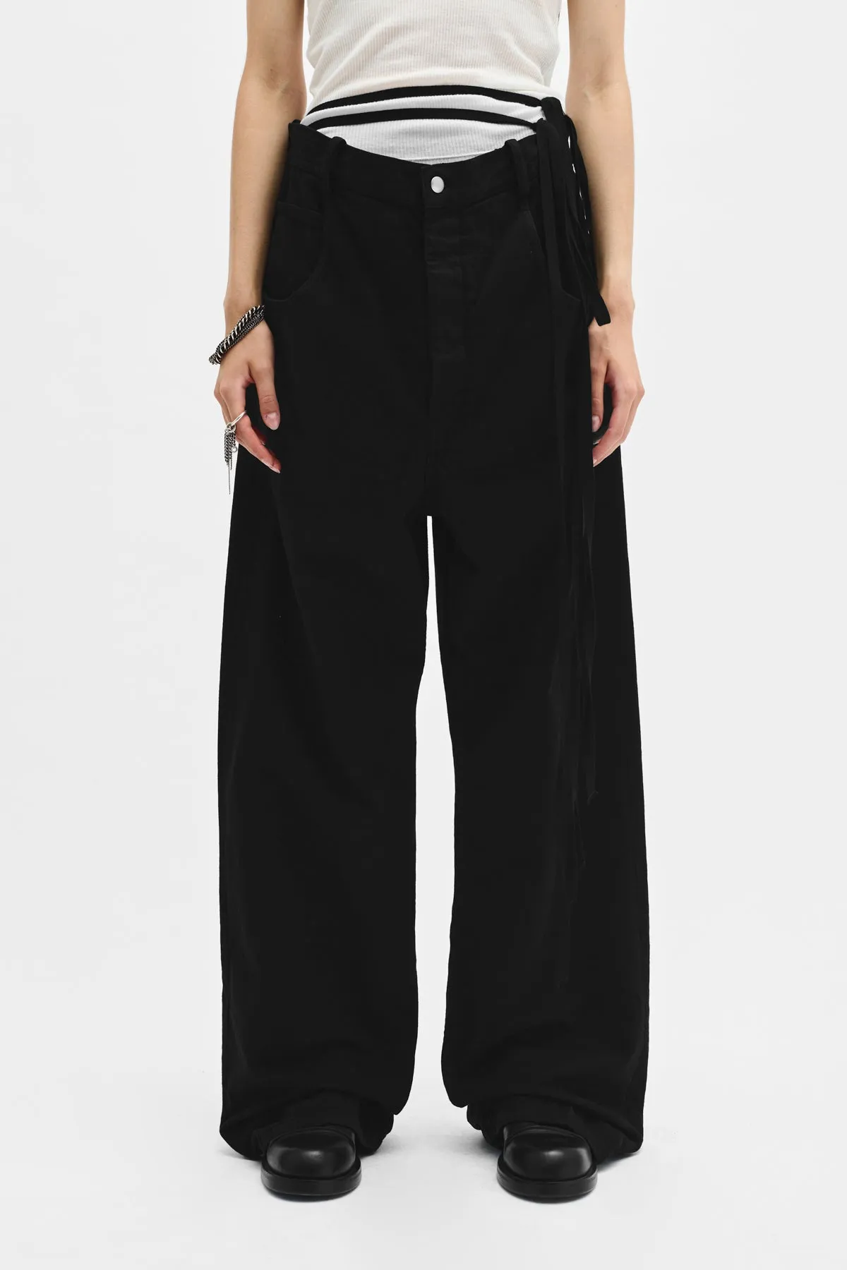 Kristel 5 Pocket High Comfort Trousers sold by Ann Demeulemeester