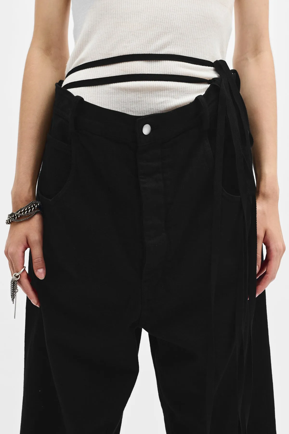 Kristel 5 Pocket High Comfort Trousers sold by Ann Demeulemeester product image thumbnail 5