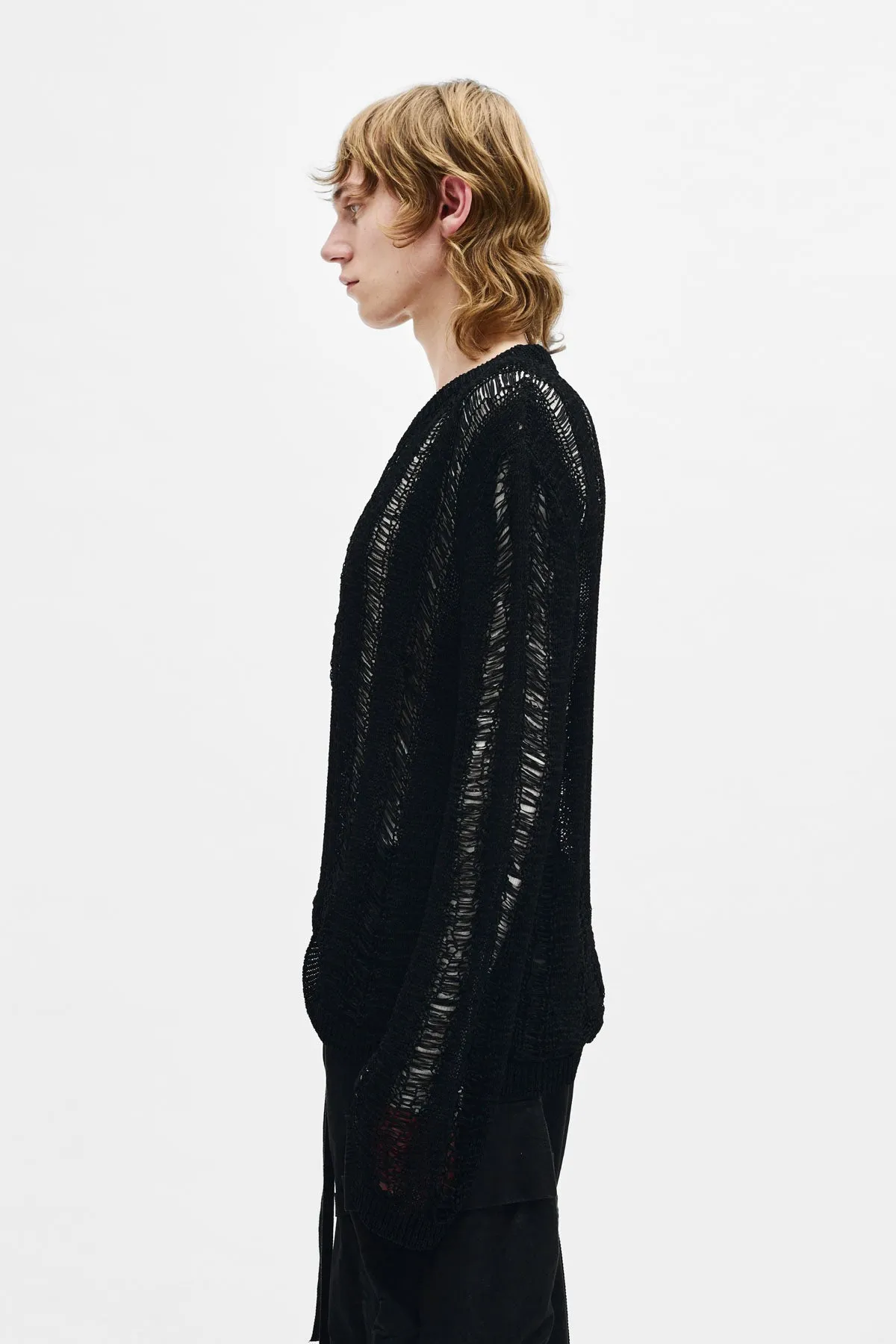 Balder ladder Stitch Oversize Sweater sold by Ann Demeulemeester product image thumbnail 2