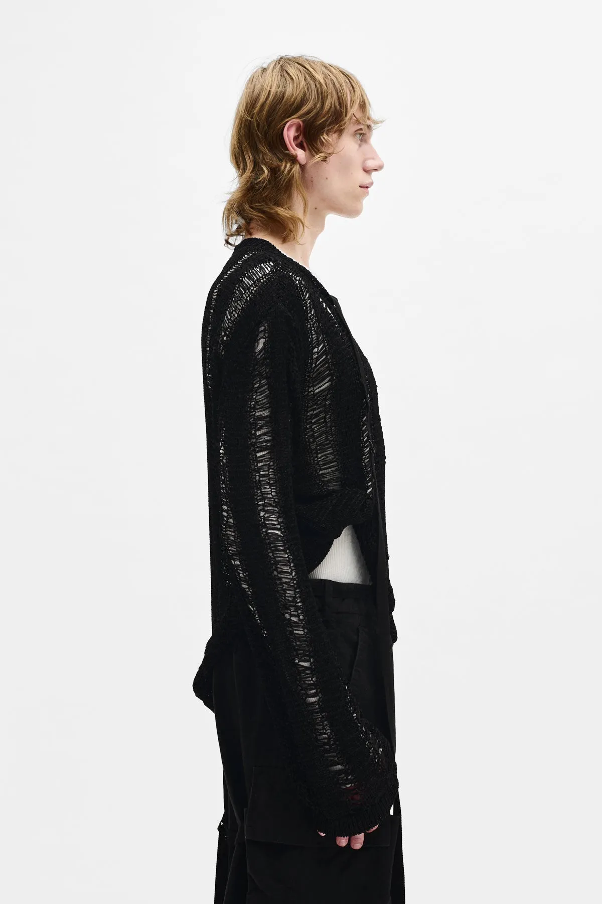 Balder ladder Stitch Oversize Sweater sold by Ann Demeulemeester product image thumbnail 5