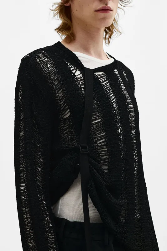 Balder ladder Stitch Oversize Sweater made by Ann Demeulemeester