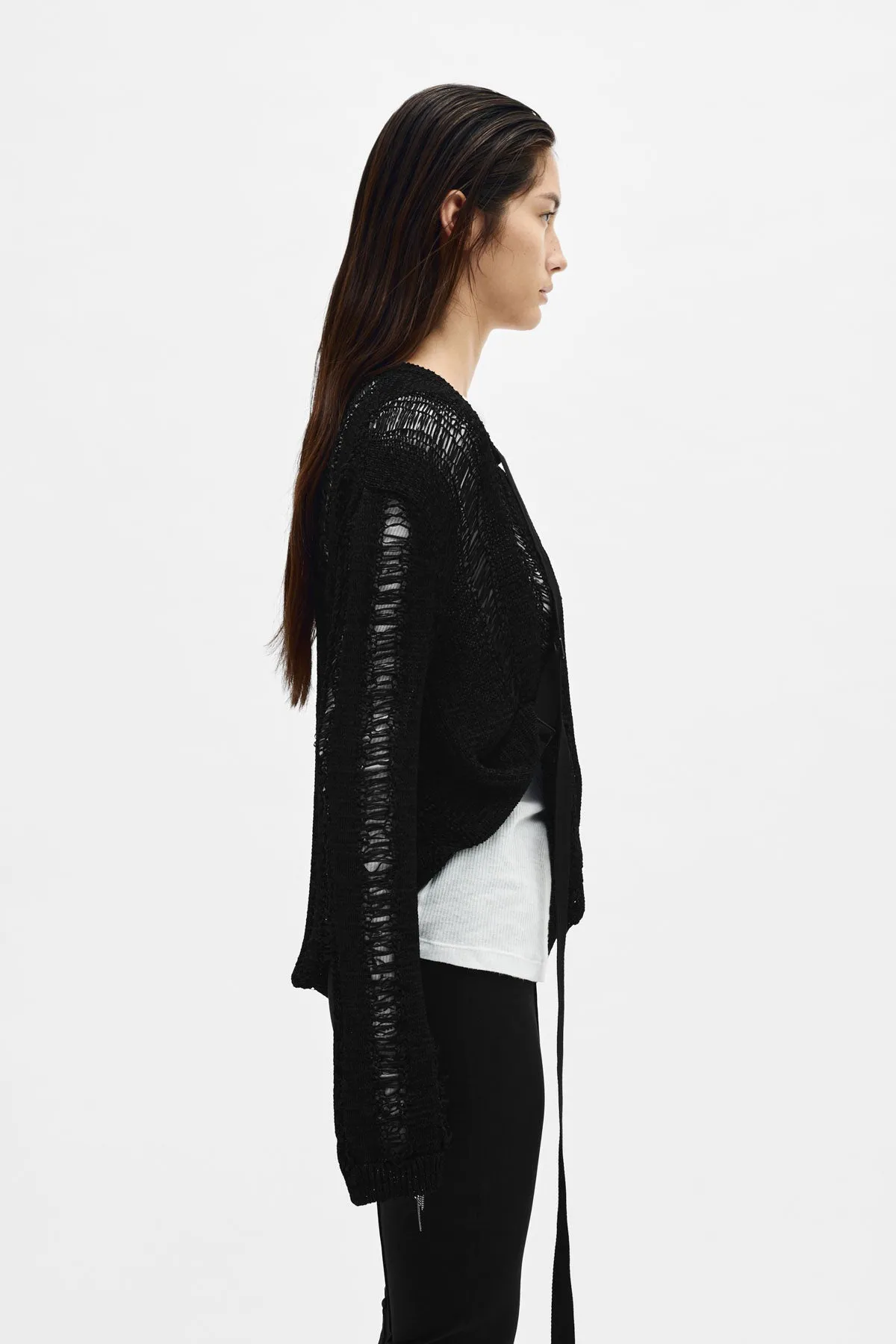 Cilla Ladder Stitch Sweater sold by Ann Demeulemeester product image thumbnail 2